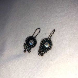 Dangly Moonstone Earrings